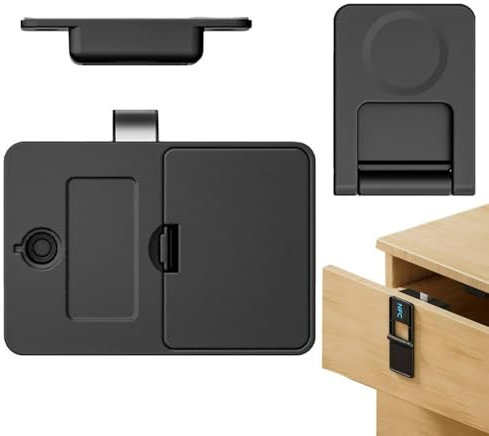 Cerradura electrónica inteligente NFC para armario, sin llave, acceso remoto sin taladro