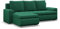 Mebligo - Ecksofa mit Schlaffunktion und 2 Bettkasten Dunkelblau 230x89x159 (BxHxT) FORESTA - Links Eckcouch, Sofas & Couches, Couch L Form, Cauchsofa, Sofa Wohnzimmer