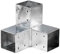 Pfostenecke für Holzpfosten 90 x 90 mm | Y-Form – 2-facher feuerverzinkter Eckverbinder aus Stahl | Pfostenverbinder | Steckverbinder | Holzverbinder & Carport