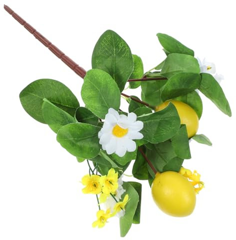 STOBAZA Rama De Limón Artificial Resistente Decoración Decorativa Planta Resistente Al Desgaste