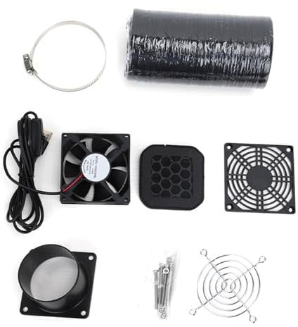 3D Printer Exhaust Fan Fumes Extraction Kits for 3D Printer Enclosure with Exhaust Fan Interfaces 3D Printer Accessories