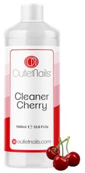 Cleaner 1000 ml with cherry scent for gel nails – removes the sticky layer of UV/LED gels and permanent nail polishes.