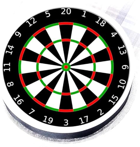 Dart Board Cake Topper - Round - Edible - Icing or Wafer (Icing)
