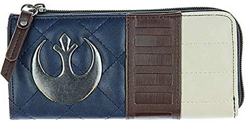 S Wars Han Solo Zip Around Clutch Wallet