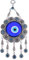 WINOMO Böser Augen Wanddeko Wandschmuck Deko Glücksbringer Blaues Türkische Auge für Schlafzimmer Auto Anhänger Ornament Amulett Geburtstag Ostern Party Wandbehang Blau 1