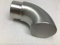 Edelstahl Handlauf Wand V2A Geländer Treppe Griff Stange Fitting 42,4 Kleben (Endstück gerade)