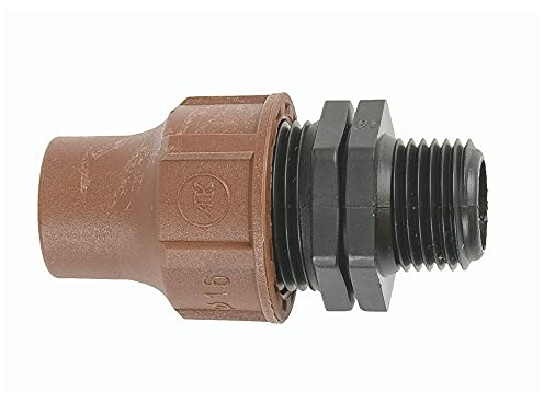 Rain Bird Sortiment Versenkregner, Düsen, Steuergeräte, Tropfrohre und mehr (Lock Type, Kupplung 16mm x 3/4 AG)