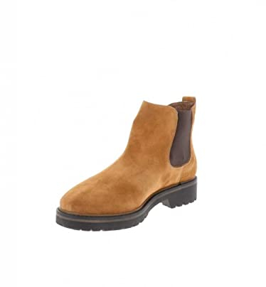Nero Giardini I116810D Stivaletti Chelsea Donna in Camoscio - Malto 37 EU