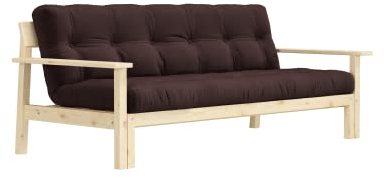 KARUP DESIGN, Unwind, Schlafsofa, Rahmen: Klarlackiert, Matratze: Brown