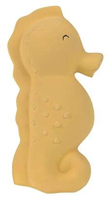 LÄSSIG Baby Kinder Badewannenspielzeug Badespielzeug Naturkautschuk/Bath Toy Natural Rubber Seahorse