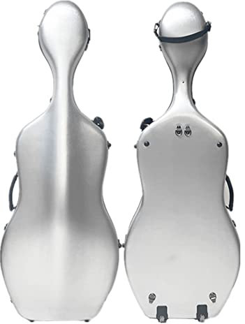 HDYNUZ Cellokoffer, Hartfaserkoffer für 4/4 Cello mit Rollen (Color : A)