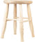 TIENDA EURASIA - Taburetes Redondos, Taburetes Altos Cocina, Bar, Taburetes con Reposapies, Taburete Bar, Taburete Madera, Diseño Nordico (ø23 x 30 cm)