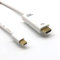 Câble adaptateur Mini DP vers HDMI 4K, Thunderbolt 2 (Mini DisplayPort) vers HDMI, idéal pour MacBook Pro, MacBook Air, Microsoft Surface Pro 3/4, Moniteur, Projecteur, etc.