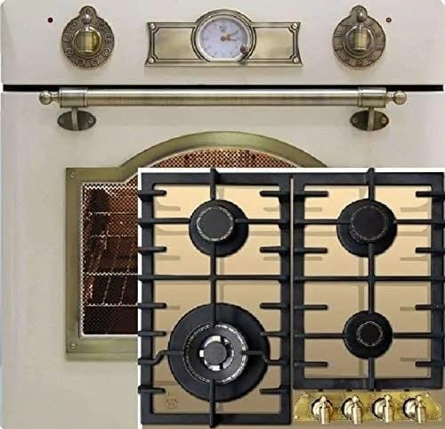 Forno a gas/forno elettrico da incasso EH 6355 ElfEm 67L+piano cottura a gas in vetroceramica KCG 6335 ElfEm 60cm