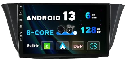 BXLIYER Android 14-6G+128G - IPS Autoradio Passt für Iveco Daily VI (2014-2021) - Eingebaut Carplay/Android Auto/DSP - LED Kamera + MIC - DAB Lenkradsteuerung WiFi Fast-Boot 360-CAM - 2 Din 9 Zoll