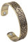 TQWSVUM Wikinger Raben Offener Armreif - Nordisch Herren Keltisches Knoten Krähen-Manschette Armband - Nordische Mythologie Odin Huginn Und Muninn Tieramulett Armband Irischer Schmuck(Bronze)