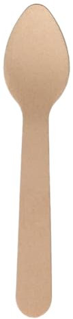 Cucharilla De Madera Embolsada Individualmente - 11 Cm