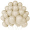 WAREHOUSE Ballon sable blanc 50 Pièces 12 30 cm, Ballon Gonflable Hélium, ballons d'anniversaire,Décoration pour Anniversaire, mariage,Baptême, Fete, décoration de diplôme. (Shabai-1)