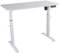 General Office Höhenverstellbarer Tisch: Elektrisch höhenverstellbarer Schreibtisch, 120x60 cm, weiß (Stehschreibtisch, Sitz-Steh-Schreibtisch, höhenverstellbaren)