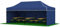 BDW - Pavillon - Zelt - Partyzelt - für Garten, Terasse, Messe - Pavillon Wasserdicht, Stabil - Faltpavillon - Gartenpavillon - 3 Pavillon Seitenteile Inklusive - Pavillon Faltbar 3 x 6 m - Blau
