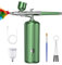 Kit aerografo con compressore, 35 psi, pistola a spruzzo senza fili, con ugello da 0,3 mm e spazzola per la pulizia, compressore portatile ricaricabile per trucco, decorazione torte, nail art,