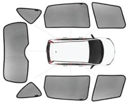 Auto Sonnenschutz Vorhang Rollo Für Benz W169 W176 W246 W203 W204 W205 Magnetische Auto Spezielle Vorhang Fenster Sonnenschutz Mesh Schatten Blind Benutzerdefinierte(7 pcs)