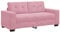 vidaXL Zweisitzer-Sofa Rosa 140 cm Samt
