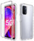 Coque arrière pour smartphone Coque compatible avec OPPO A54 5G/A74 5G, coque de protection ultra fine, résistante aux chocs, coque arrière translucide anti-rayures, coque de téléphone en TPU et PC ri