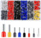 1200 Pcs Wire Ferrules Kit, 0.5-10mm² Bootlace Ferrules, Wire Terminal Ferrules, Cable Ferrules Crimp Connectors, Insulated Cord Pin End Terminal Ferrules Kit, Electrical Wire End Ferrules Set
