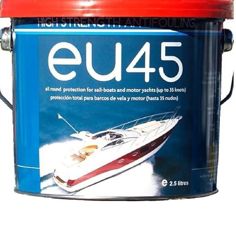 EU45 Antifoul Dark Blue (Dark Blue, Mid Blue, Black, Light Grey, Red, White)
