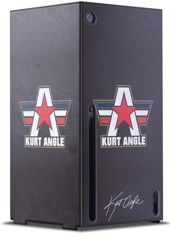 Head Case Designs Officially Licensed WWE Logotype Kurt Angle Game Console Wrap Case Cover Compatible With Xbox Series X