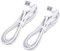 Confezione da 2 cavi USB tipo compatibile con Beats Fit Pro da 1 m, ideale come cavo di ricarica o dati