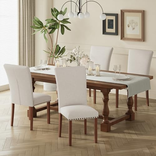 COLAMY Upholstered Dining Chairs Set of 4
