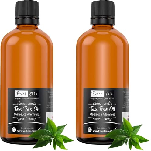 freshskin beauty ltd | Tea Tree Essential Oil - 100ml - 100% Pure & Natural Essential Oils (Pack of 2)