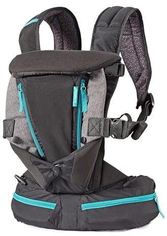 INFANTINO Carry On Carrier - Ergonomic, expandable, face-in and face-out, front and back carry for newborns and older babies 8-32 lbs / 3.6-14 kg