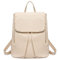 Miss Lulu Rucksack Damen Kunstleder Rucksack Damen Elegant Rolltop Rucksack Damen Tunnelzug-Design Cityrucksack Tasche Schulrucksäcke