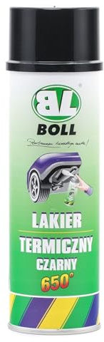 Boll 500ml Thermolack Auspufflack Hitzebeständig 650° SCHWARZ Spray 001019