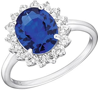 Amor Ring 925 Sterling Silber Damen Ringe, mit Zirkonia synth., Silber, Kommt in Schmuck Geschenk Box, 2035657