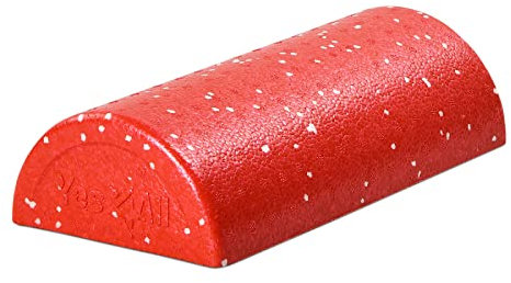 Yes4All Half Roller EPP - Red Snow, 12 inches, Extra Firm Muscle Therapy Foam Roller