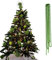 3 m Perlengirlande, luxuriös, Weihnachtsbaum- und Raumdekoration, 8 mm Perlen, 3 m Kette, Limettengrün