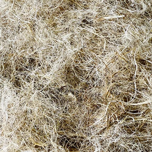 pemmiproducts Füllwatte, 100% Hanf, 1 kg, Bastelwatte | Spezial Feststopfwatte aus Hanffaser, kompostierbar, Füllmaterial, Stopfhanf, Watte