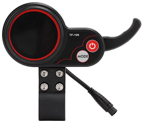 AYNEFY 6-poliges Kommunikationsinstrument, 48 V TF-100 Scooter-Anzeigetafel, 6-poliges Kommunikationsinstrument-Display für KUGOO M4 Elektroroller-Controller