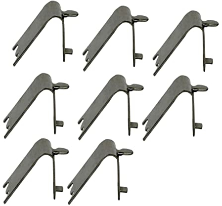 VILLFUL 8pc Stainless Steel Fridge Shelf Clips Protector Fridge Shelves Brackets for Refrigerator