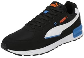 PUMA Graviton, Sneaker Unisex Adulto, Black White Team Royal Rickie Orange Blue, 44 EU