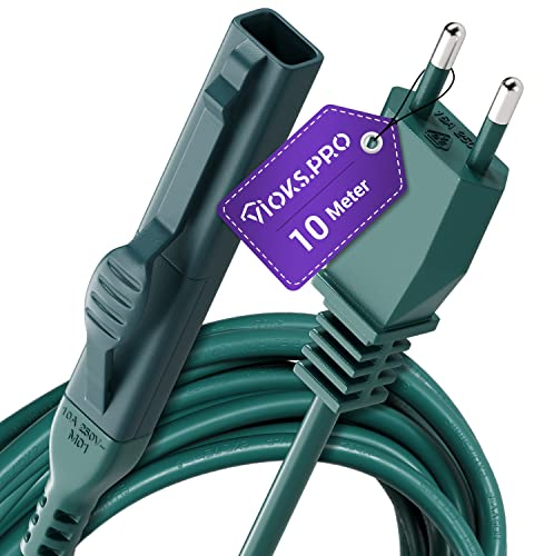 Vioks.pro Staubsaugerkabel 10m Ersatz für Vorwerk Staubsauger Kabel für Vorwerk VK 140, Vorwerk VK150 Staubsauger & Vorwerk VK140 Ersatzteile