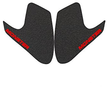 Paraserbatoio per Ducati per Monster 696 795 796 1100 1100 S Moto Sticker Antiscivolo Rilievo del Serbatoio del Carburante Laterale Gas Ginocchio Grip Trazione Pastiglie (Color : 1)