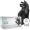 AMPri Guanti in nitrile, antracite, grafite, confezione da 100 pezzi, taglia XS, senza polvere, stile grafite by Med-CComfort: guanti monouso in nitrile nelle taglie XS, S, M, L, XL