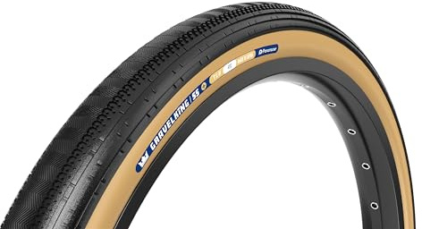 Panaracer Gravelking SS Plus TLR Tubeless Ready Faltreifen - ZSG Gravel Compound Pannensicher - Beadlock-Technologie - 120Tpi TuffTex+ Doppelschicht Gehäuse - Gravel Fahrradreifen
