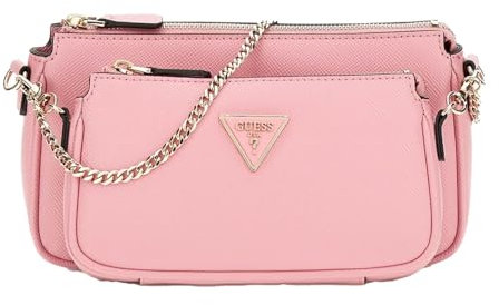 GUESS Noelle Double Pouch Crossbody Pink