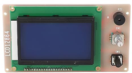 Pantalla LCD 12864, Pieza de Repuesto para Impresora 3D, Módulo de Control LCD para Anet A6 A8 PLUS E12 E16, Accesorios Profesionales